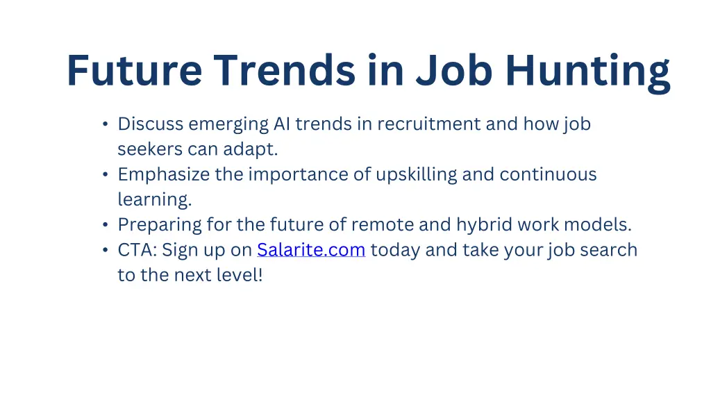 future trends in job hunting