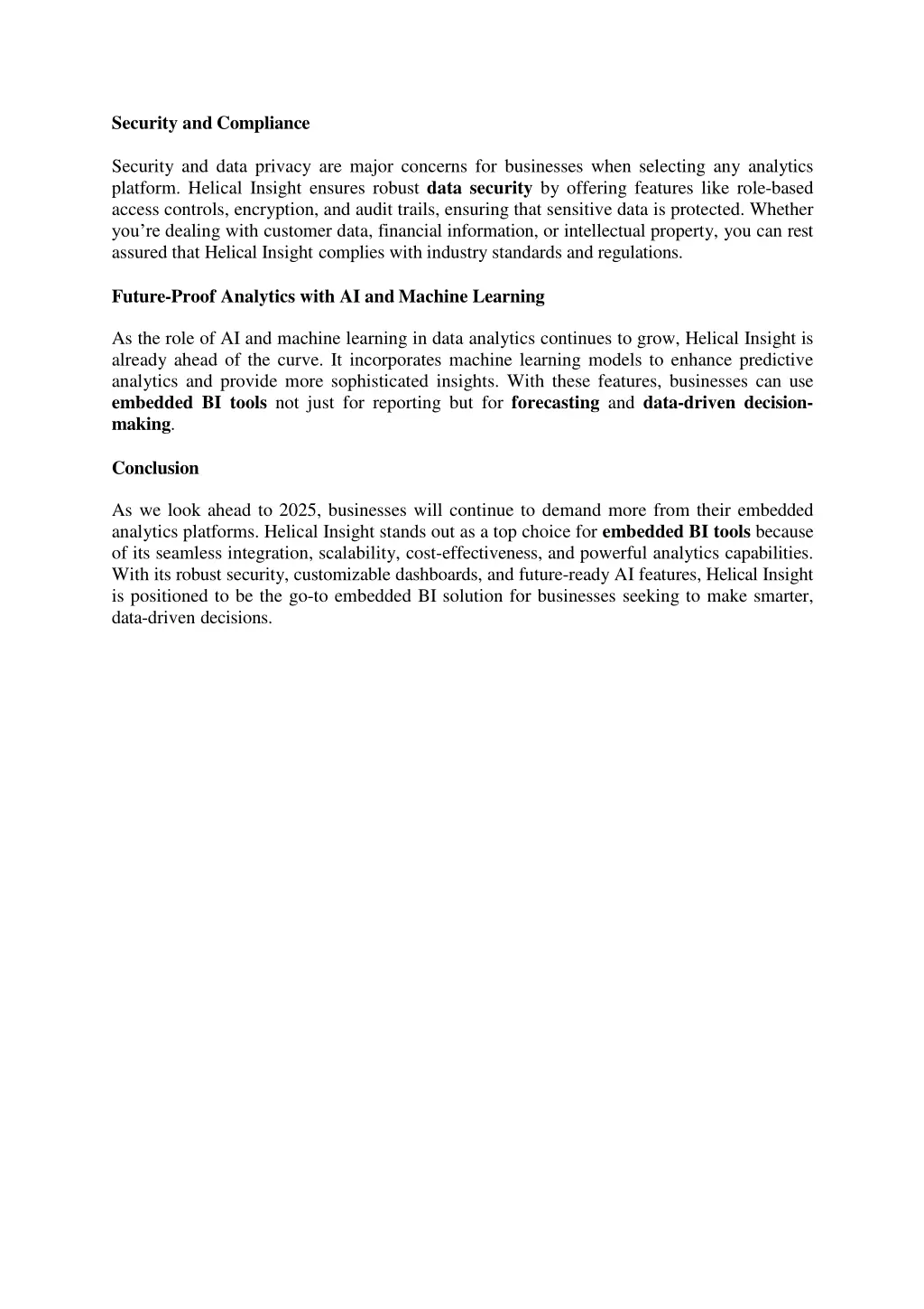 security and compliance