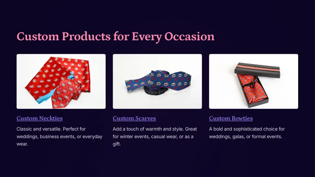 custom products for every occasion