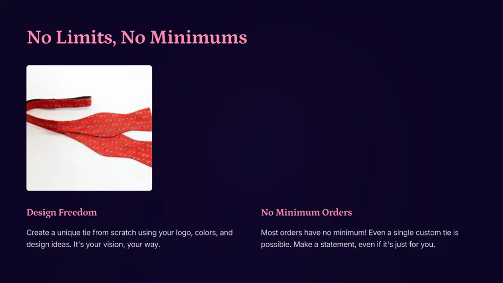 no limits no minimums