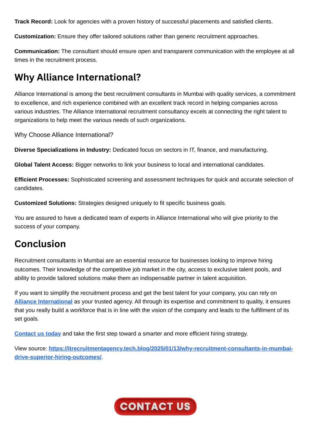 track record look for agencies with a proven