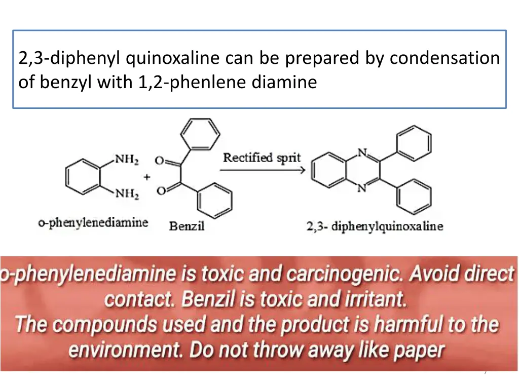 2 3 diphenyl quinoxaline can be prepared