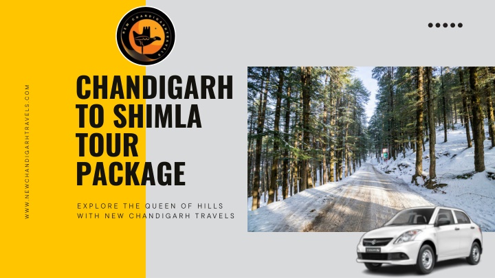 chandigarh to shimla tour package