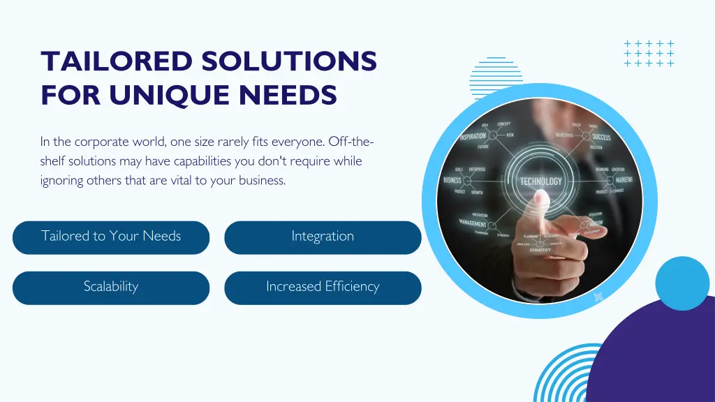 tailored solutions for unique needs