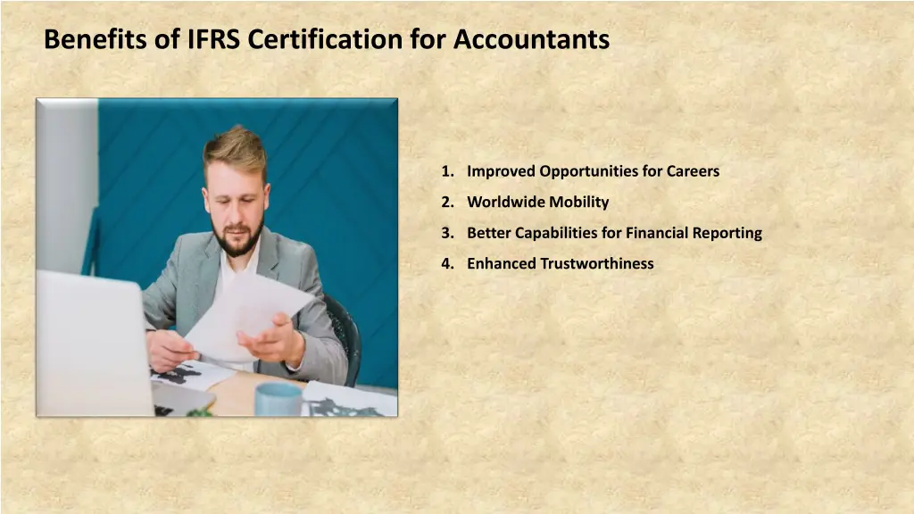 benefits of ifrs certification for accountants