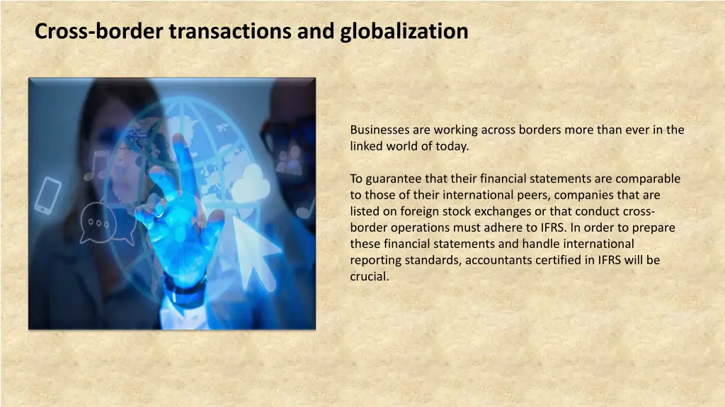 cross border transactions and globalization