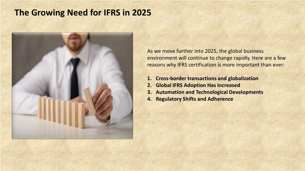 the growing need for ifrs in 2025