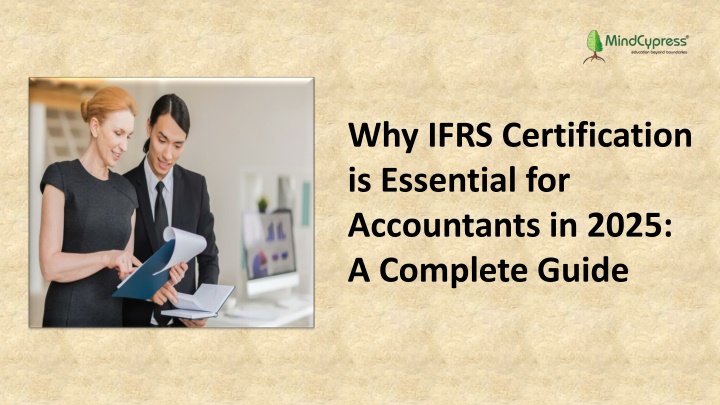 why ifrs certification is essential