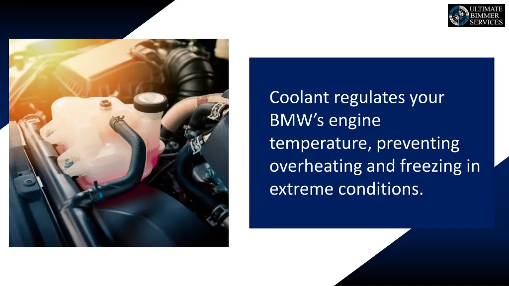 coolant regulates your bmw s engine temperature