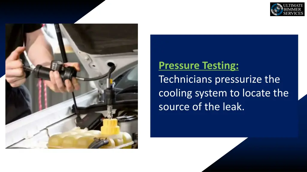 pressure testing technicians pressurize