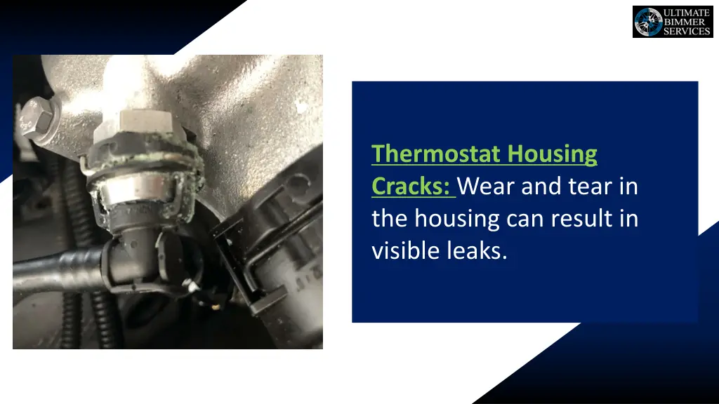 thermostat housing cracks wear and tear