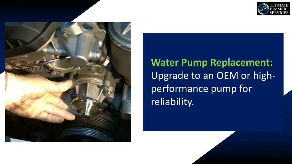 water pump replacement upgrade to an oem or high