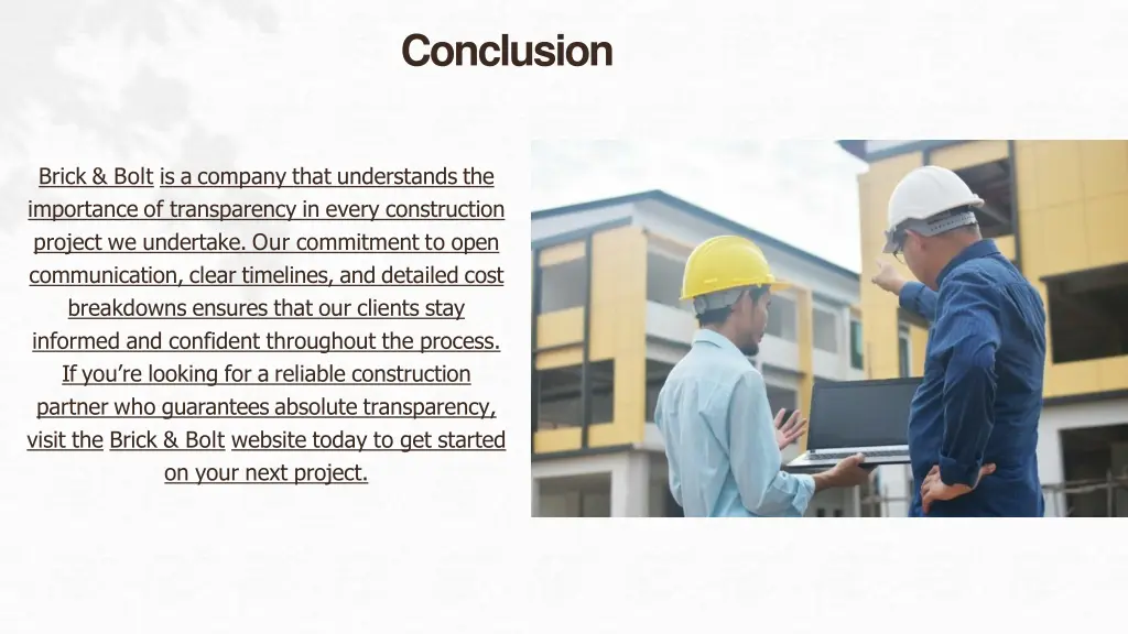 conclusion