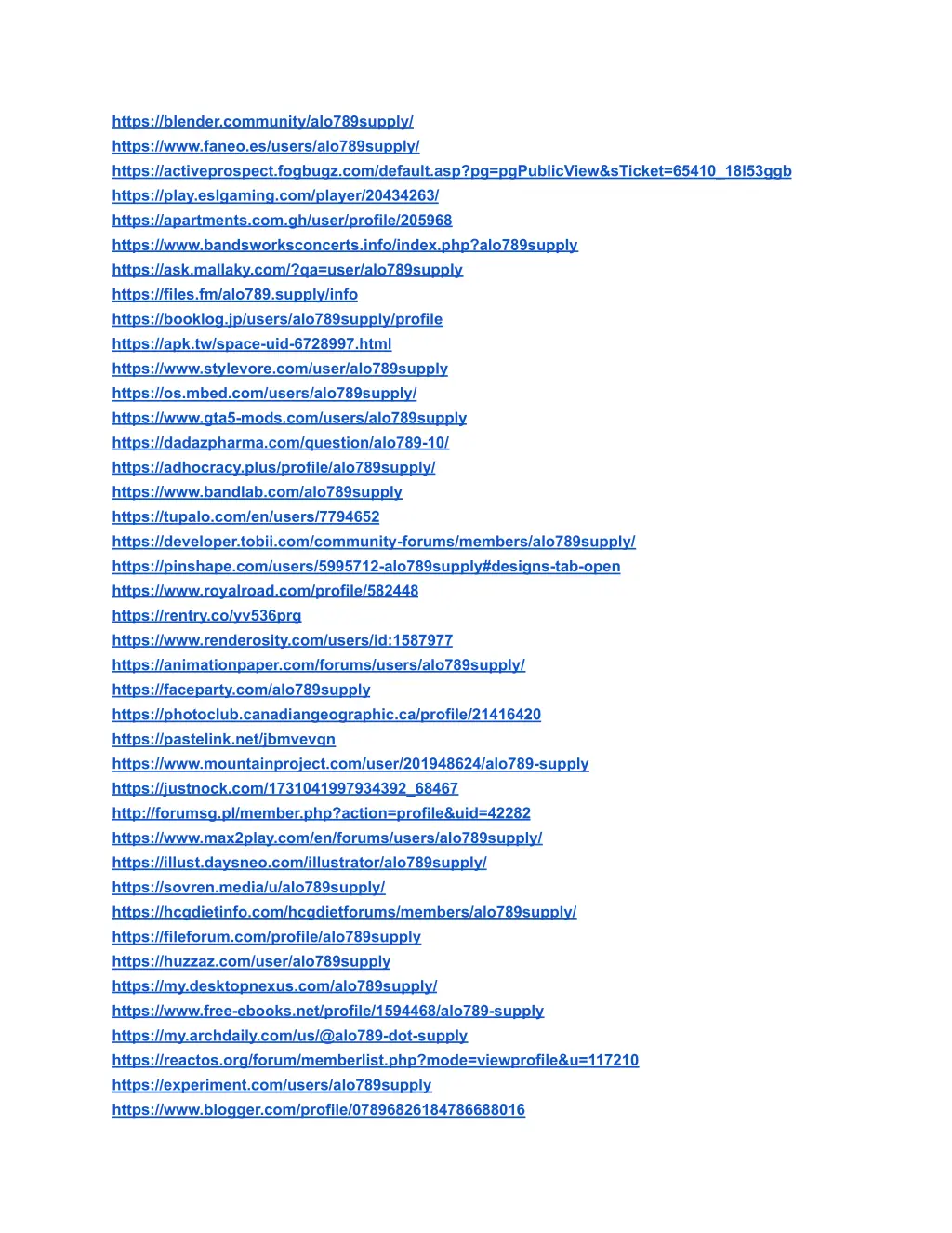 https blender community alo789supply https