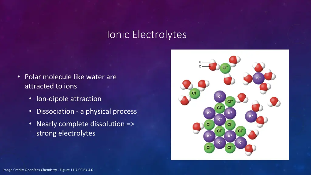 ionic electrolytes