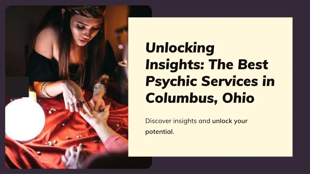 unlocking insights the best psychic services