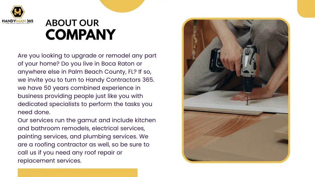 about our company