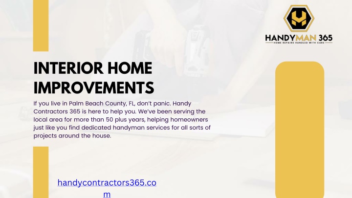 interior home improvements if you live in palm