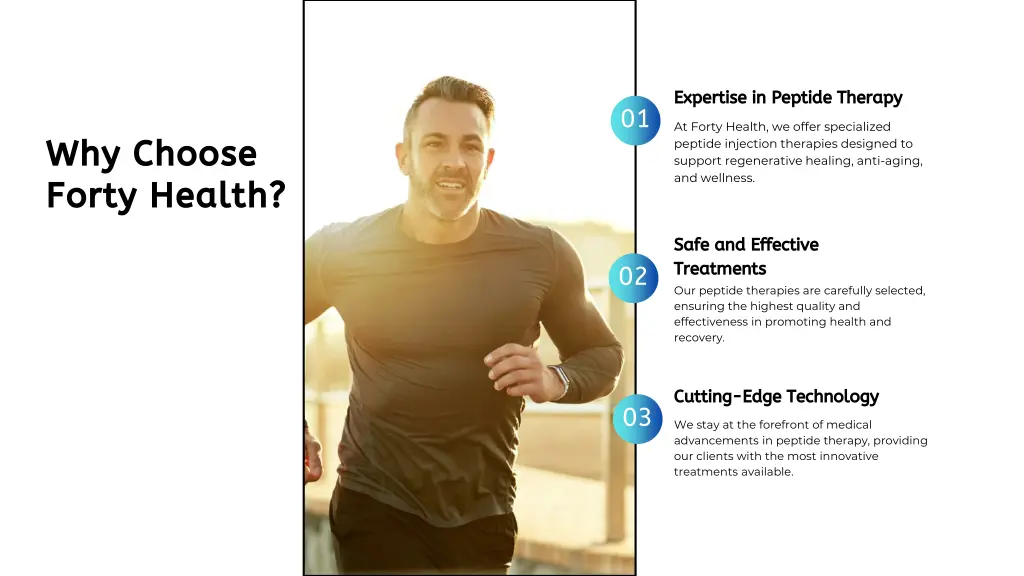 expertise in peptide therapy