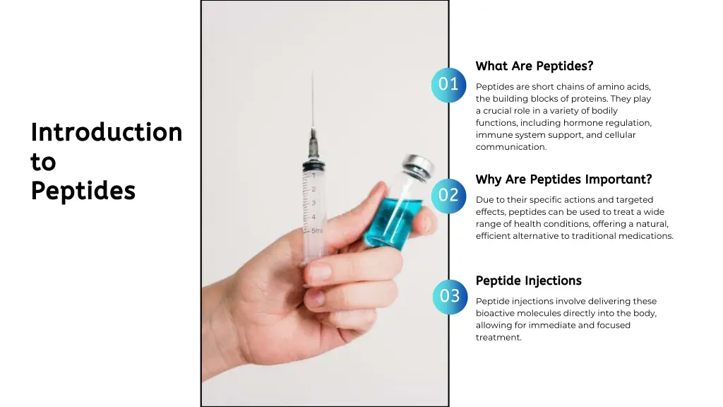 what are peptides