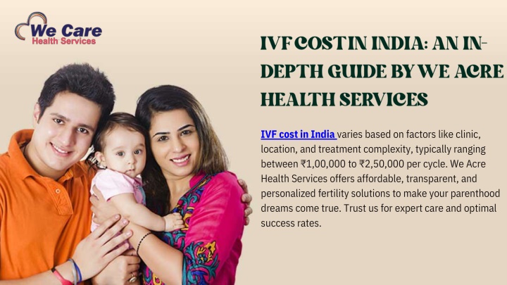 ivf cost in india varies based on factors like