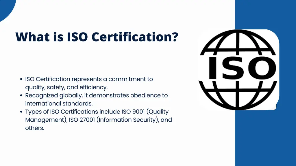 what is iso certification