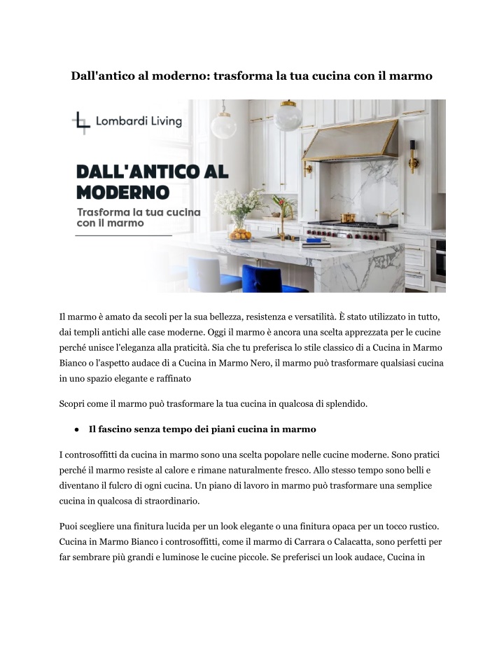dall antico al moderno trasforma la tua cucina