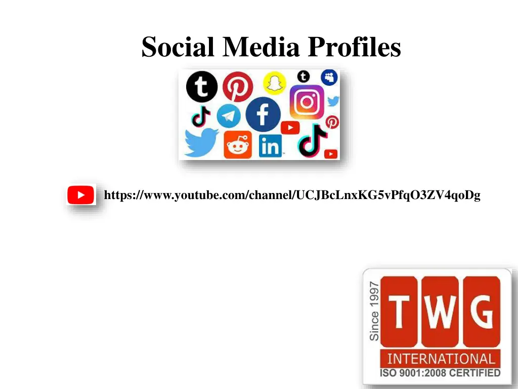 social media profiles 2