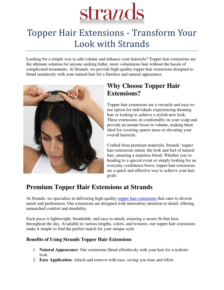 topper hair extensions transform your look with