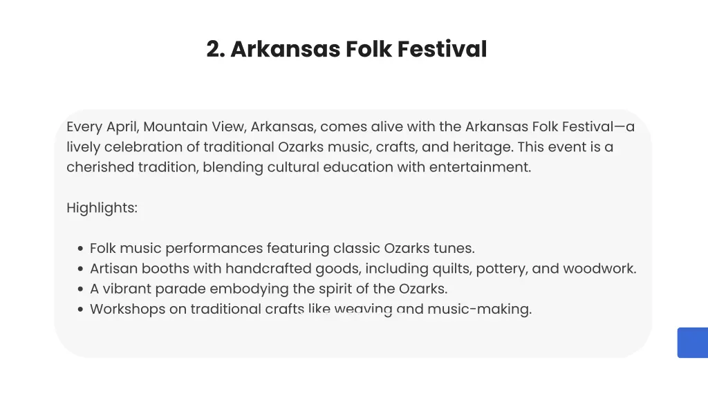 2 arkansas folk festival