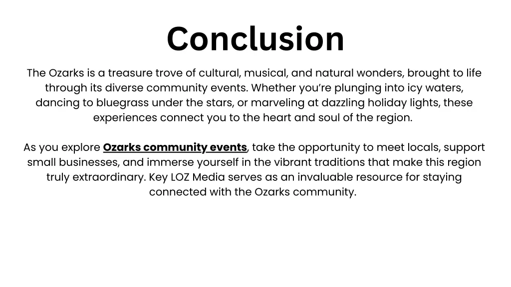 conclusion