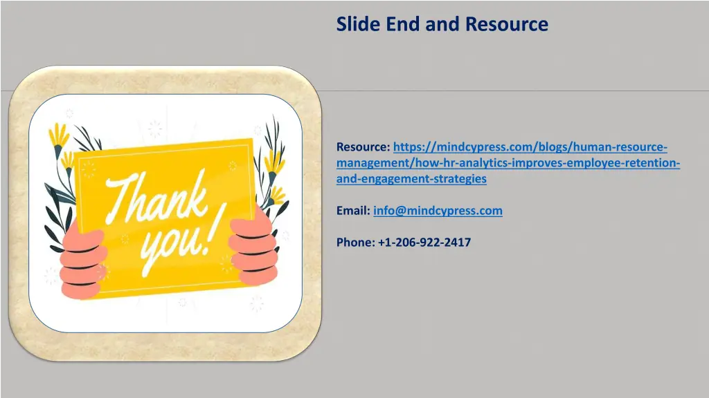 slide end and resource