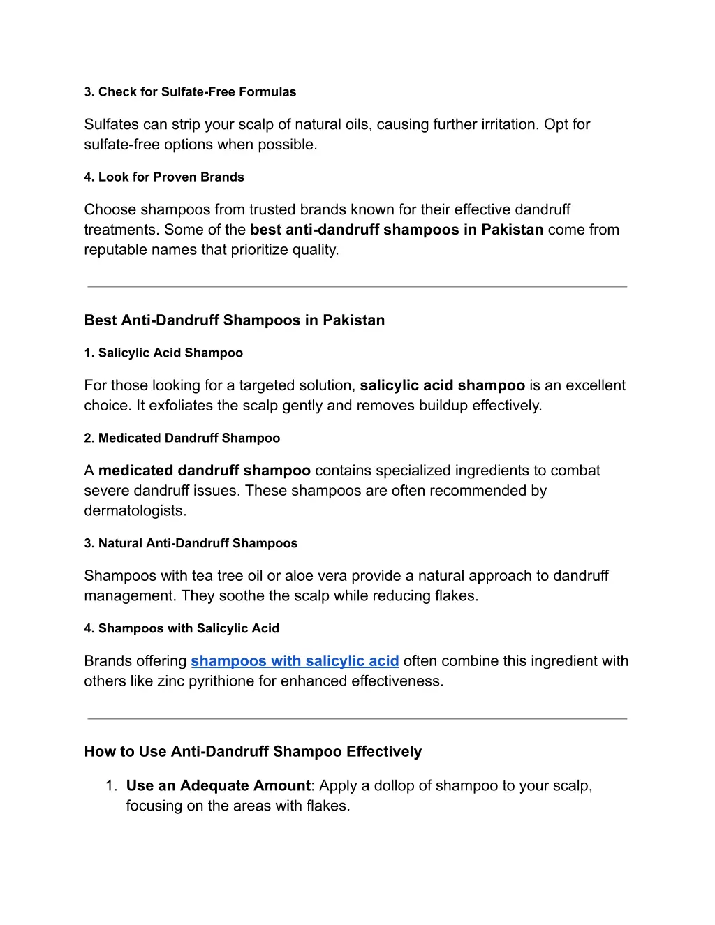 3 check for sulfate free formulas