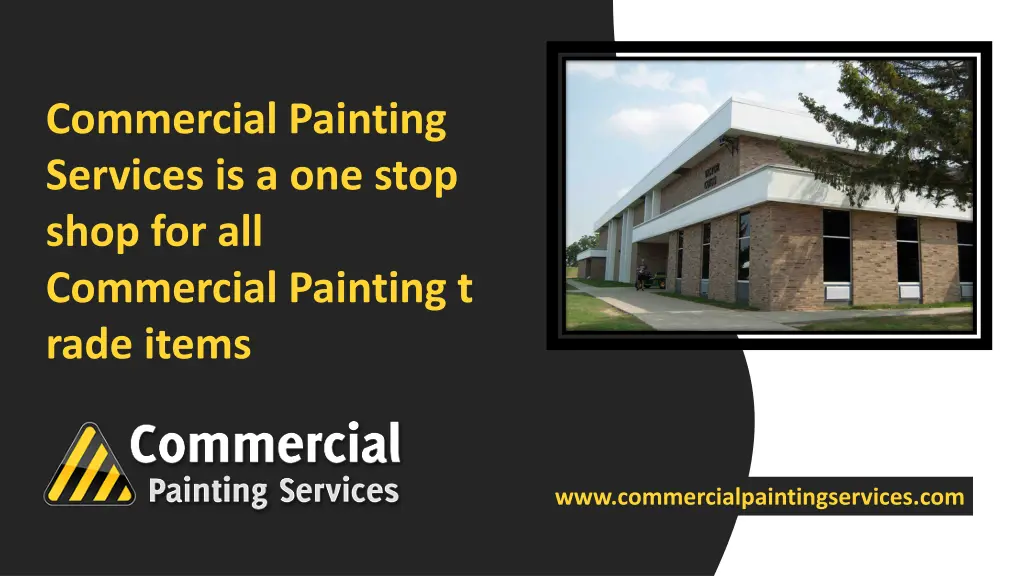 commercial painting services is a one stop shop
