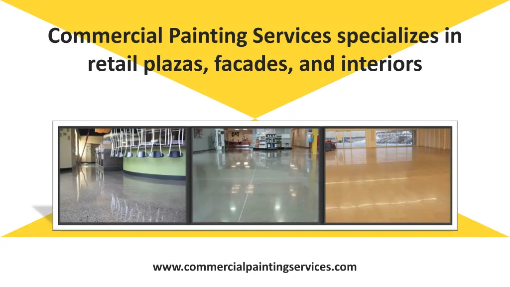commercial painting services specializes