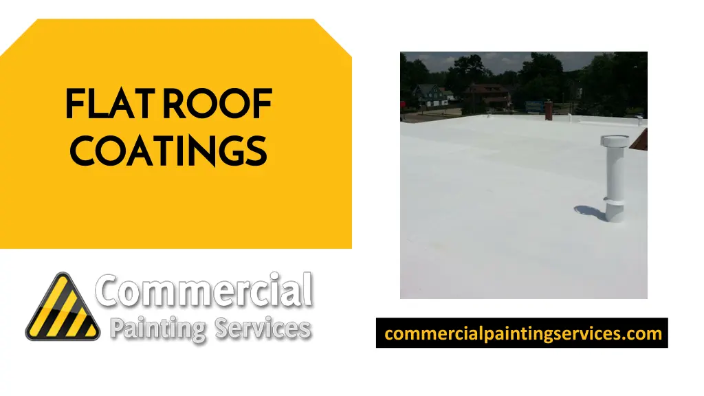 flat roof coatings