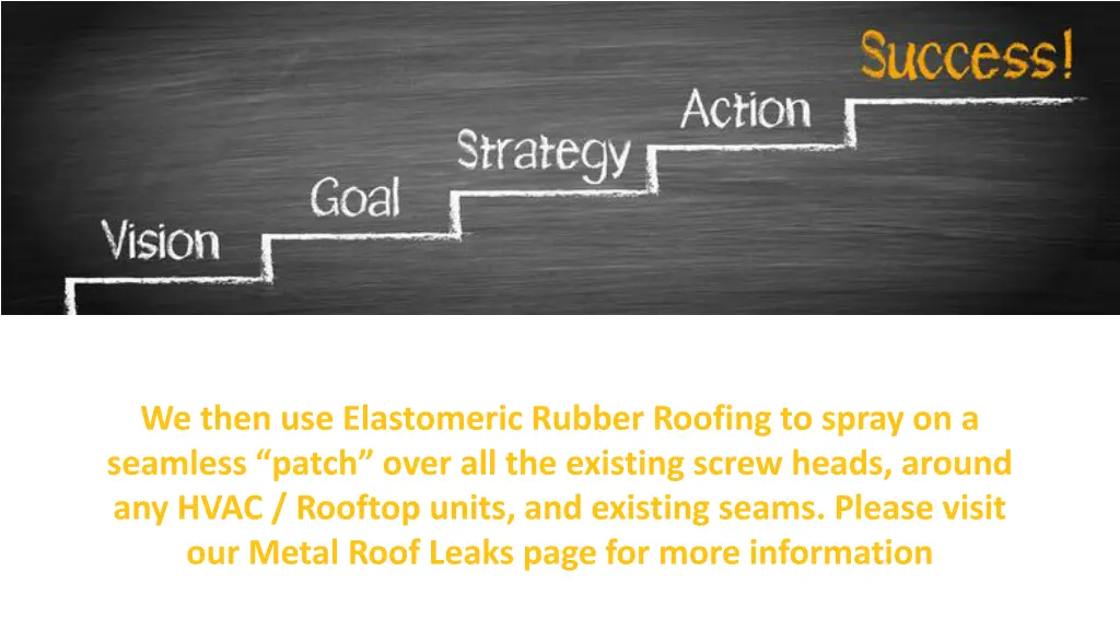 we then use elastomeric rubber roofing to spray