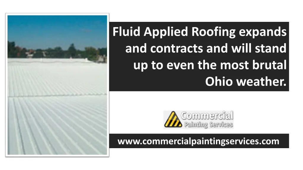 fluid applied roofing expands and contracts