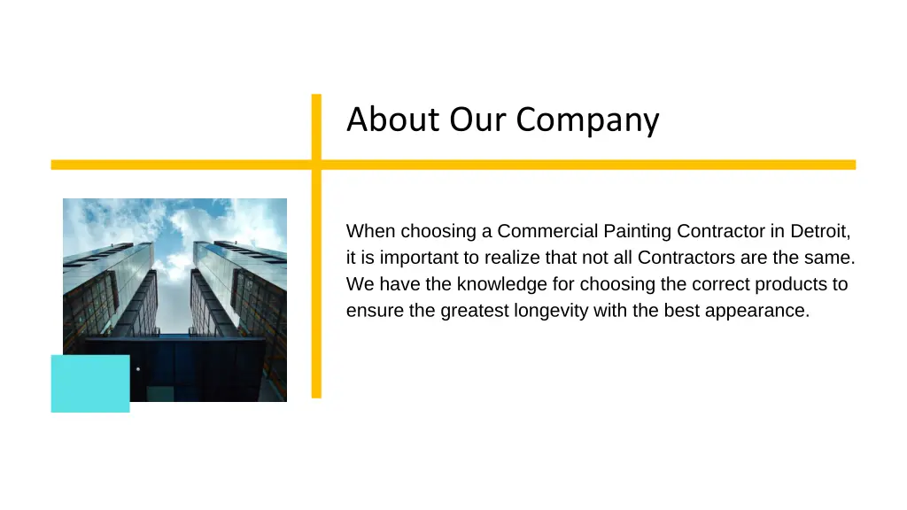 about our company