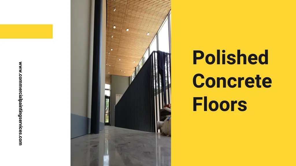 polished concrete floors