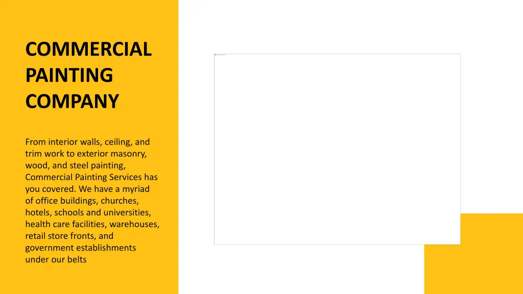 commercial painting company