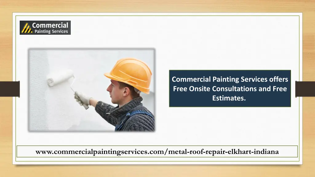 commercial painting services offers free onsite