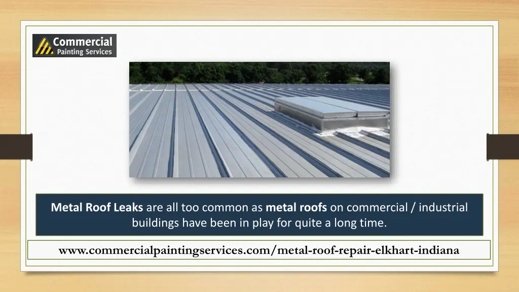 metal roof leaks are all too common as metal