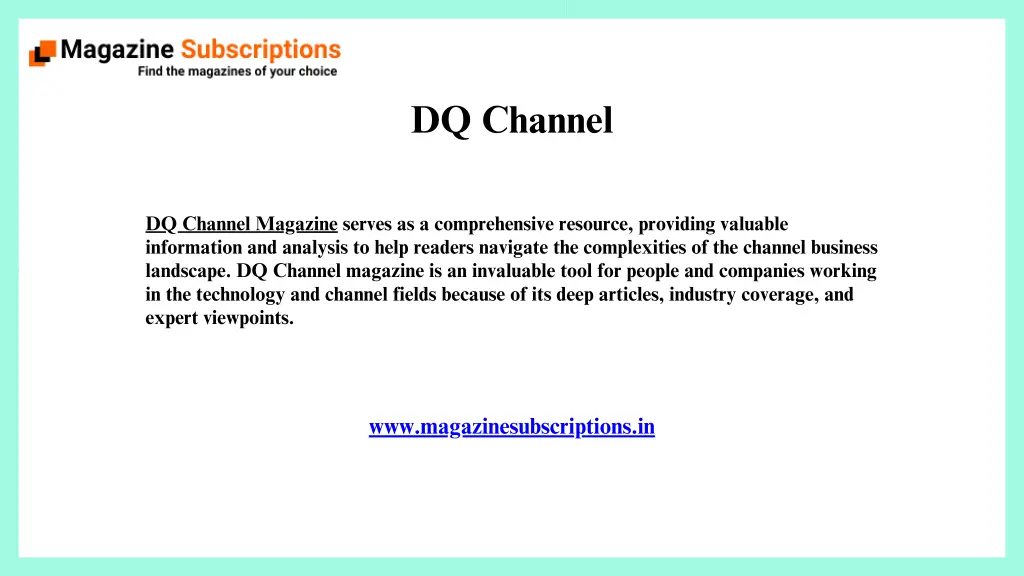 dq channel