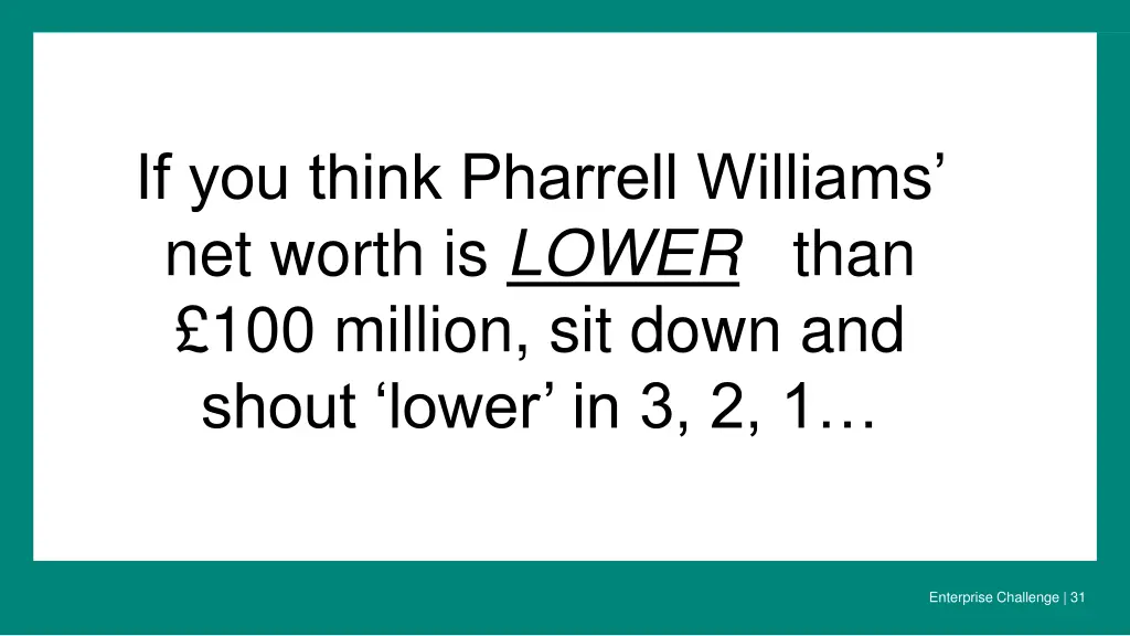 if you think pharrell williams net worth is lower