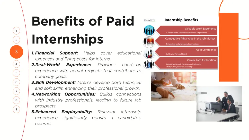 benefits of paid internships