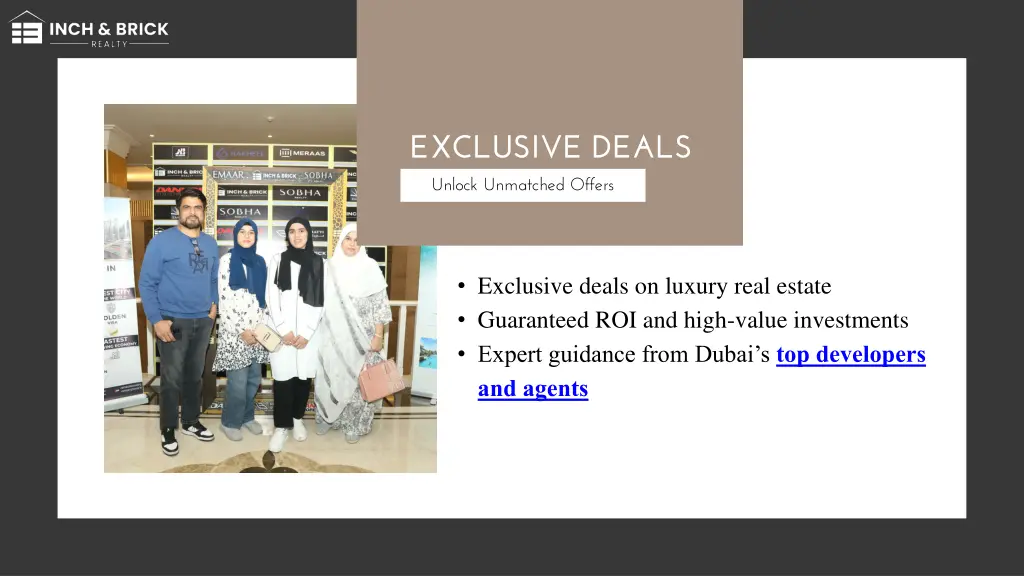 exclusive deals