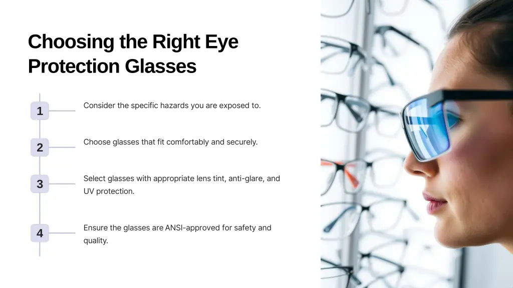 choosing the right eye protection glasses
