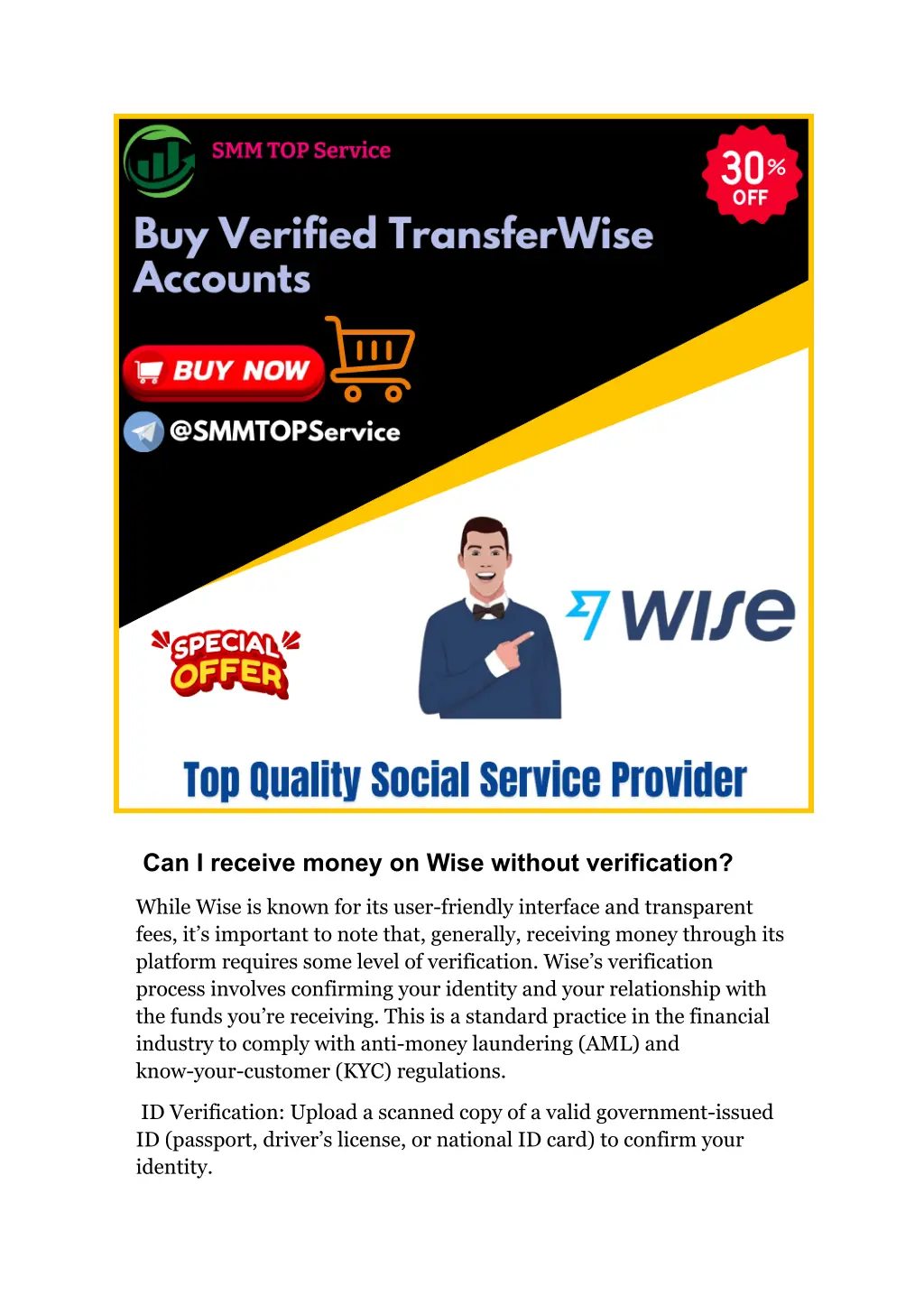 can i receive money on wise without verification