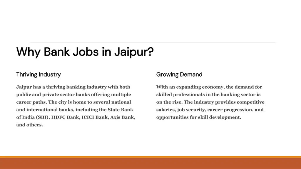 why bank jobs in jaipur why bank jobs in jaipur